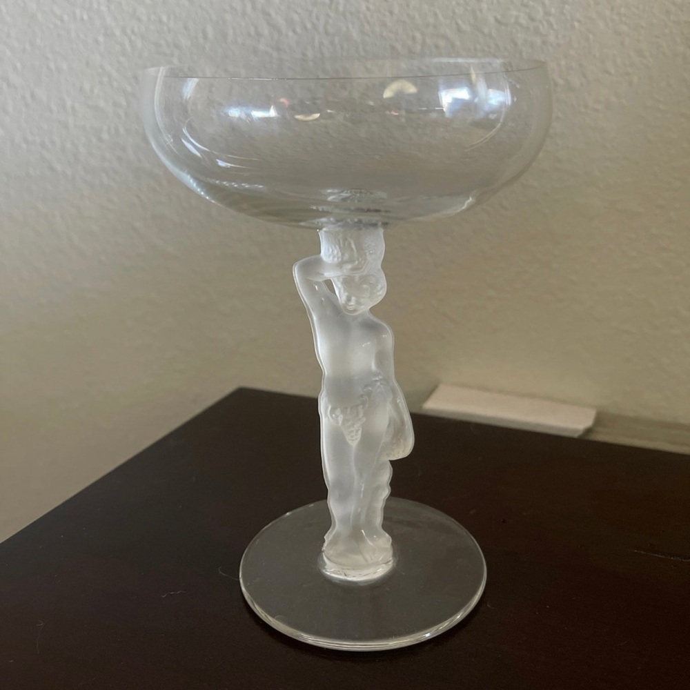 Vintage Champagne & Coupe Glass